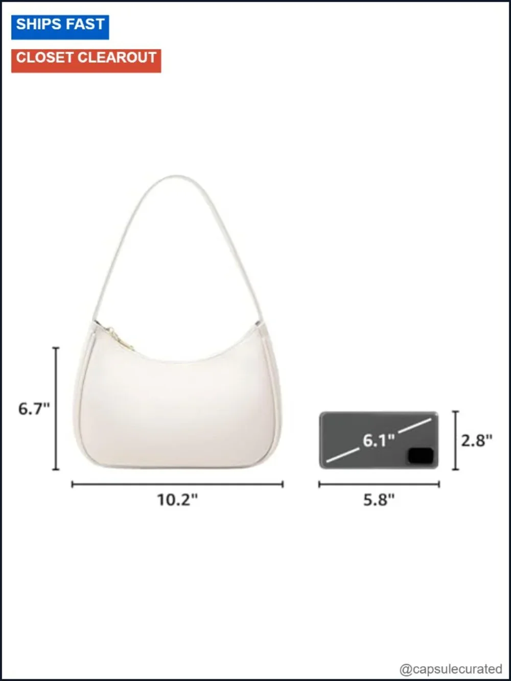 PU Leather Hobo Shoulder Bag with Zipper, Cute & Spacious Tote for Women